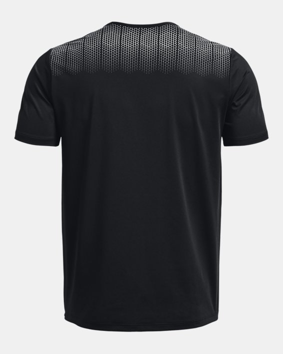 Men's UA ArmourPrint Short Sleeve, Black, pdpMainDesktop image number 5
